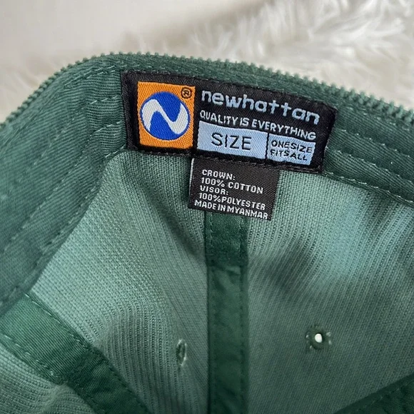 Green Corduroy Dad hat - Picture 6 of 6